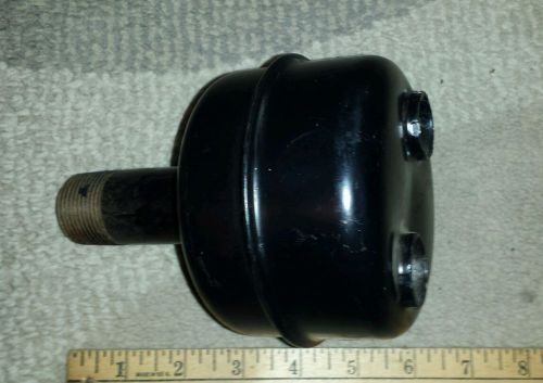 155-1018 onan muffler 4.25&#034; diameter 1&#034; id approx 1.25&#034; od threaded pipe
