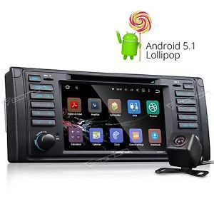 Camera+ 7&#034; android 5.1 in car dvd player stereo gps for bmw e39 m5 a nav system