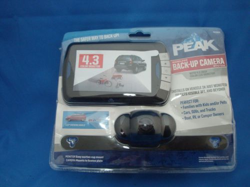 Peak wireless back-up camera system with 4.3&#034; color lcd monitor pkcobu4 ** new