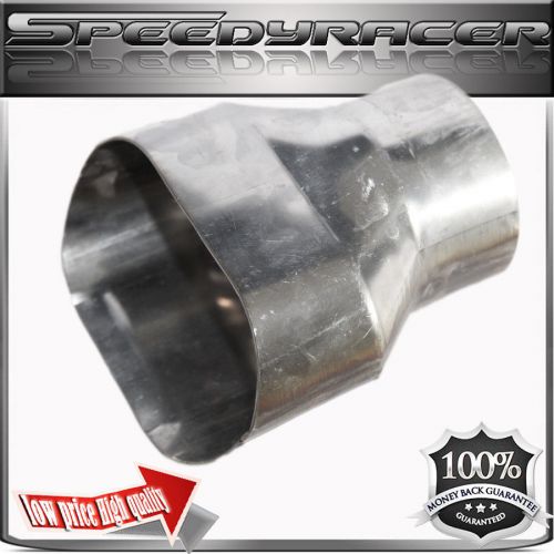 Fit pick up truck ss exhaust tip oval tip with 4.8&#034; o.d. 2.5&#034; length piping