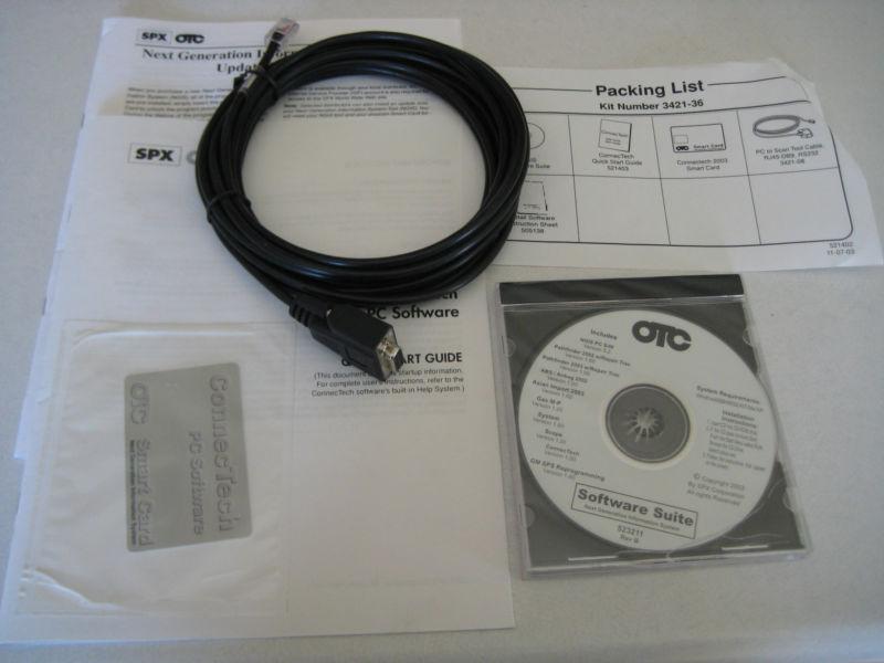 Genisys connectech pc software kit otc 3421-36-new in package--super deal!!!!