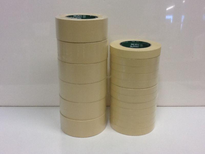 Hystik masking tape 6 rolls 1/ 12'' and 12 rolls 3/4'' automotive grade