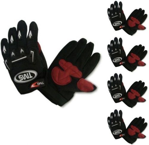 Lot 100~youth kid motocross dirt bike atv off-road gloves black wholesale