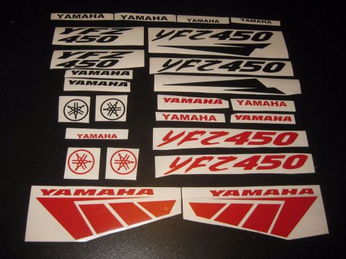 Yfz450 yfz 450 yzf450r plastic fender decal kit sticker kit tank graphics kit