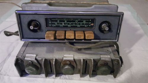 Mercedes porsche blaupunkt frankfurt tr de luxe rare classic car radio and amp