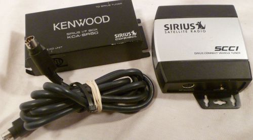 Sirius xm connect vehicle car tuner scc1 satellite radio receiver +kenwood i/f