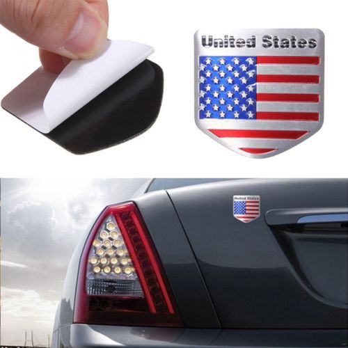 Metal auto refitting car badge emblem decal sticker fit for usa/american