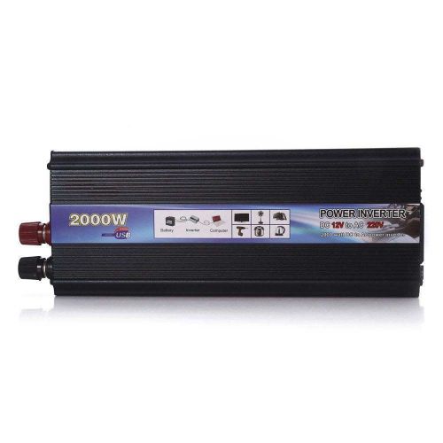 Car inverter 2000w dc 12v ac 220v vehicle power supply switch on-board charger