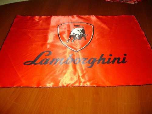 Lamborghini flag banner sublimated man cave deco huracan diablo sv lambo cool nr