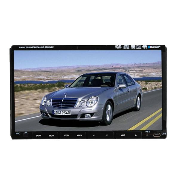 Mic-2 din in dash 7" touch screen car radio dvd player ipod bt usb mp3 head unit