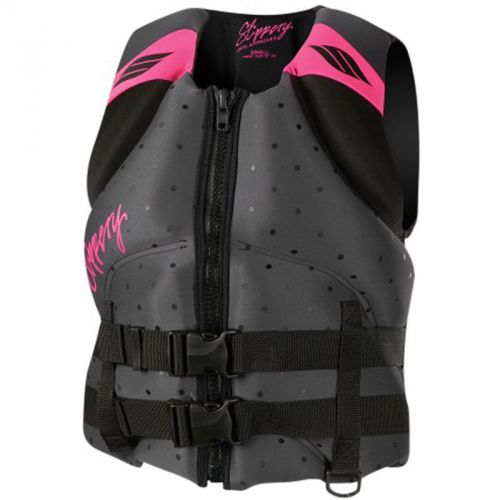 Slippery electra neo womens watercraft jetski vest -black/pink-sm