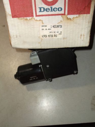New ac delco gm windshield wiper motor chevy cadillac 22100736 *free shipping*