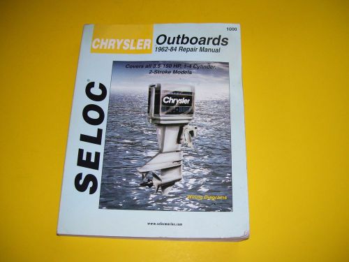 Seloc repair manual for chrysler outboards