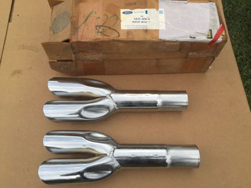 1967 1968 1969  mustang exhaust tips ford nos in box