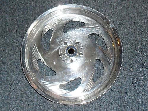 Unmarked 16&#034; x 3&#034; chrome wheel - may have come off 2008 harley davidsion