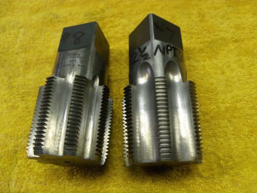 Butterfield 2-1/2 x 8 npt tap 7 or 8 flute choose 2 1/2 inch -8 tpi pipe thread