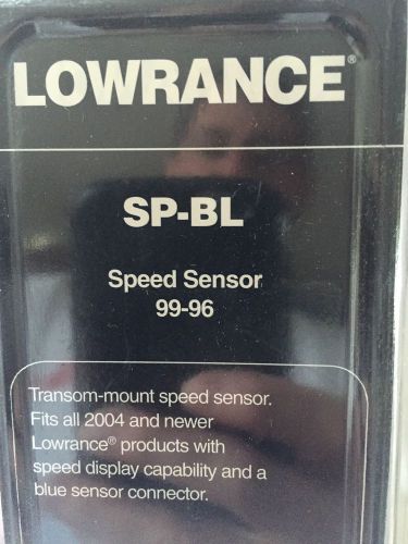 Lowrance sp-bl speed sensor 99-96 fits 2004 and newer units w/ speed display