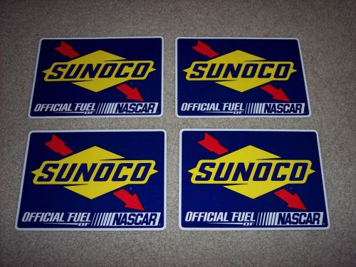 Sunoco official fuel nascar 4 sticker racing gas busch earnhardt stewart patrick