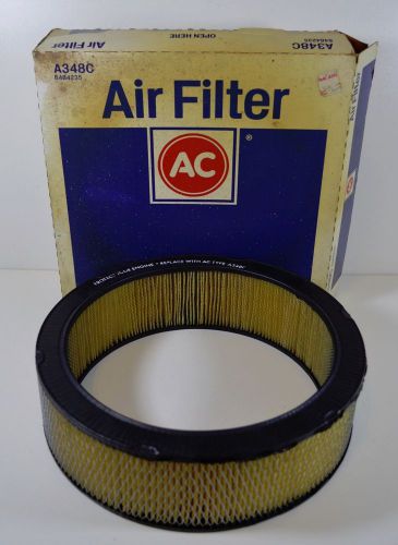 Nos genuine ac delco air filter a348c * new old stock / open box *
