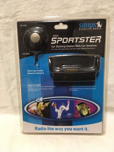 Sirius sportster car docking station with car antenna