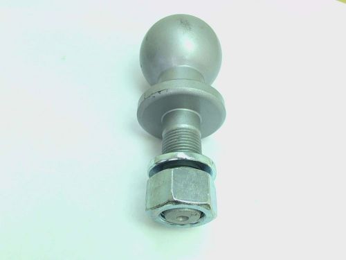 Quality s 1-7/8in tow hitch ball silver painted 3/4&#034; shank 2&#034; long 2000lb max