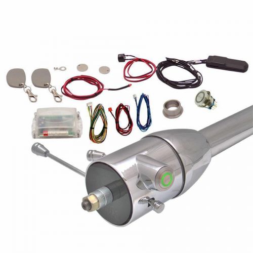 Green one touch engine start kit with rfid and column insert nascar 671