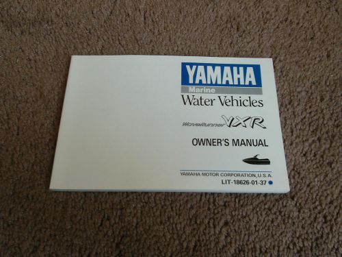 1991 yamaha waverunner vxr owner operator manual owners 18626-01-37 pwc