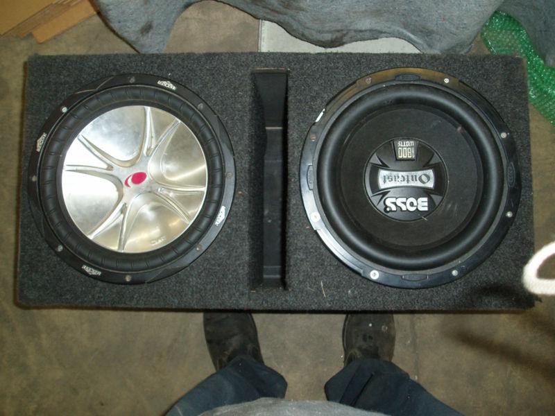 Kicker 12" speaker box