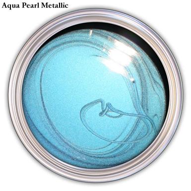 Aqua pearl metallic  urethane basecoat clear coat kit