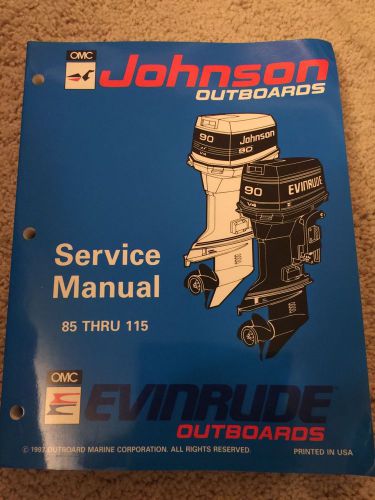 Johnson evinrude service manual 500610, 85-115 hp outboards
