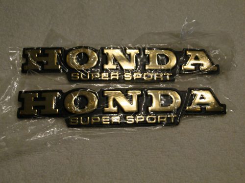 Honda cb750f supersport 1977- 78 gas tank emblem badge. new reproduction.