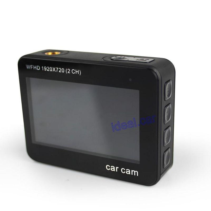 2.7”hd dv sports traveling data recorder dual display on-board camera for safety