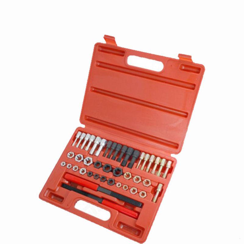 43 pcs metric master rethreading kit comprehensive re-threading tool set f189035