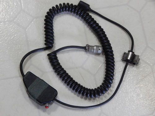 Helicopter helmet microphone communication cable trigger button military marine