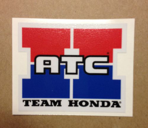 Honda team honda atc reproduction decal 3.25&#034; 250r 350x 70 200x atc350x