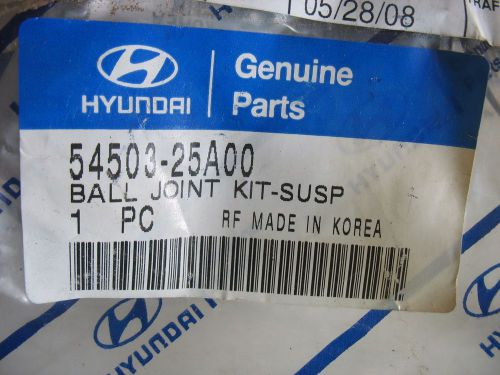 Nos suspension ball joint front lower 2000-05 oem hyundai accent #54503-25a00