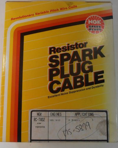Ngk rc-tx02  resistor spark plug cable / toyota