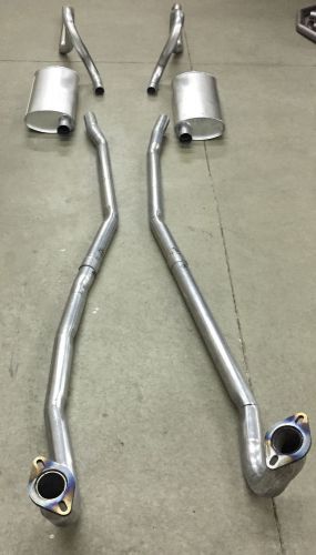 1966-67 charger, coronet &amp; belvedere dual exhaust, 304 stainless, w/ 383 engines