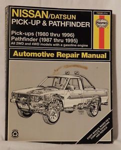 Haynes repair manual #72030 - nissan / datsun pathfinder 87-95 &amp; pick-up 80-96
