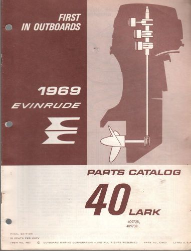 1969 evinrude outboard motor 40 hp lark parts manual  (058)