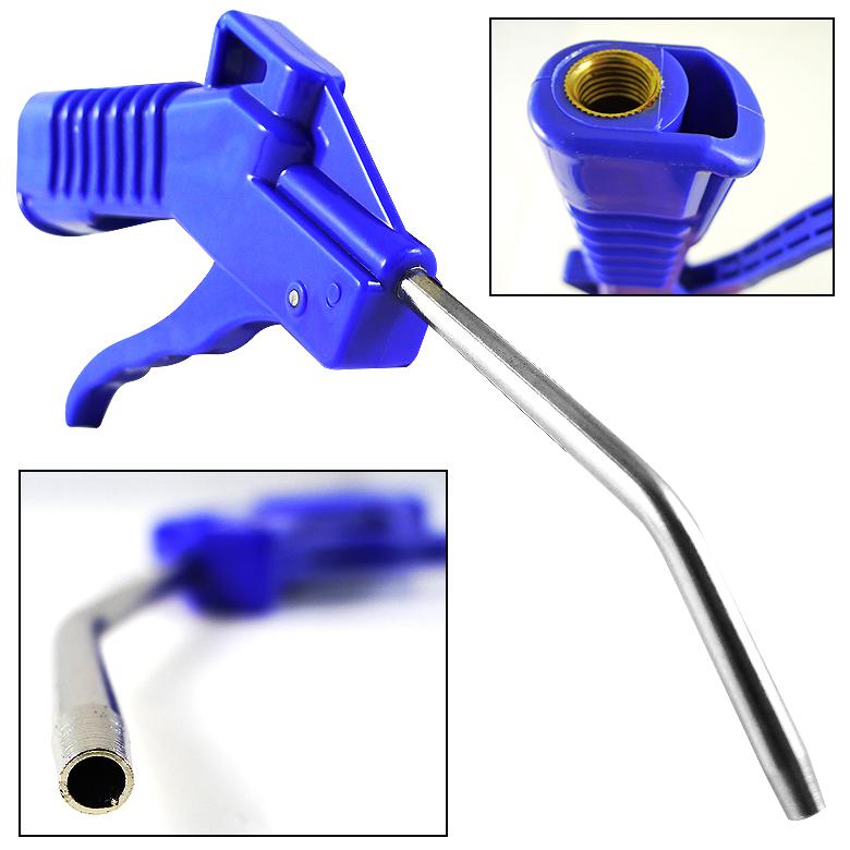 Air blow gun with 4" extension air compressor tools automotive cleaner blower hd