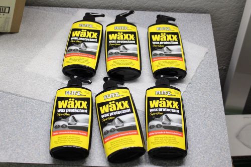 Case of 6x flitz waxx wax car auto protectant pump 7.6 fl oz w carnauba &amp;beeswax