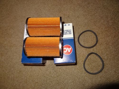 Pair ac-delco gf 157 gas filters/fuel filters. gm #854569. dodge, plymouth.