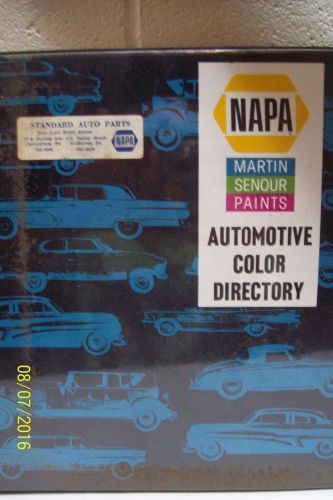 1981-1978 martin senour automobile color paint chip catalogs truck/flee &#034;look&#034;