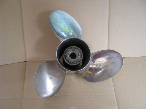 Stainless prop for mercury 13 1/4&#034; d x 15&#034; pitch