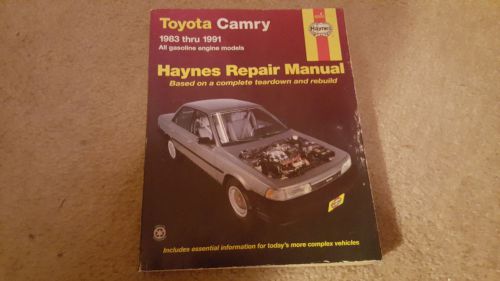 Haynes 92005 toyota camry 1983 thru 1991 repair manual