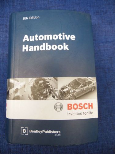 Bosch automotive handbook: 8th edition sae international h016