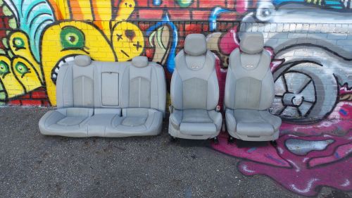 08-13 cadillac cts-v ctsv oem recaro tan leather interior seats door front rear