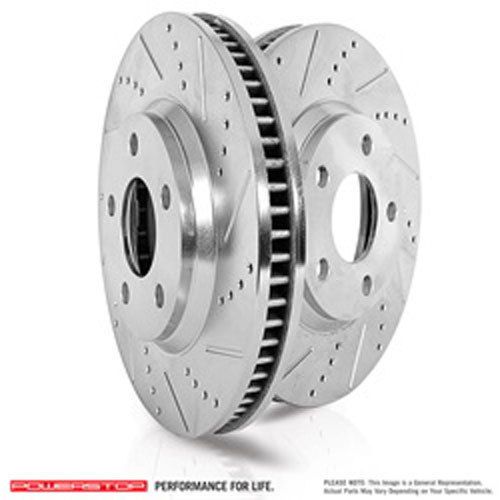 Power stop ar82138xpr  power stop drilled and slotted brake rotor  front