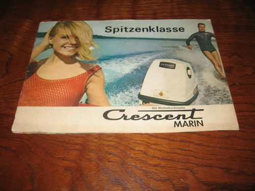 Rare 1967 crescent marin brochure